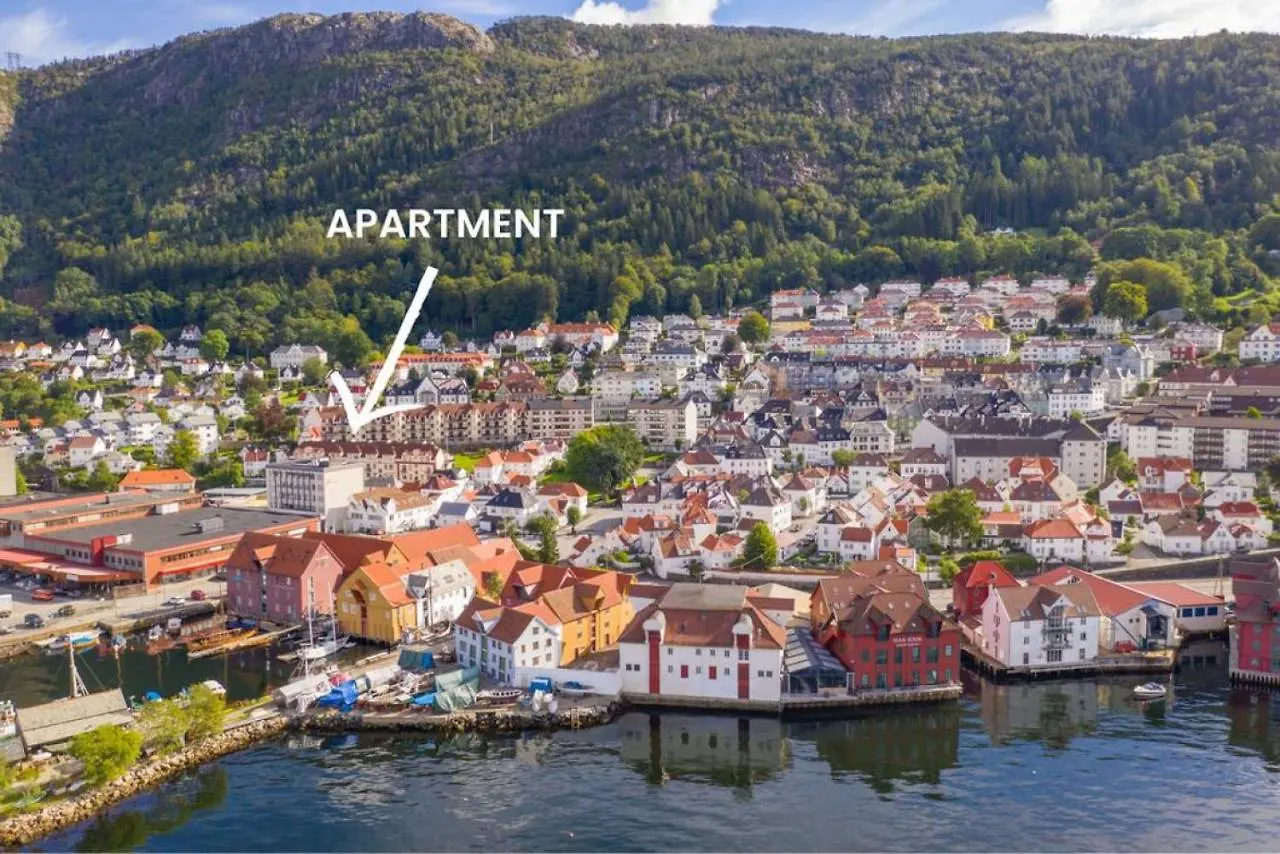 Dinbnb Apartments I Roof Terrace & Laundry In Sandviken Bergen Norge